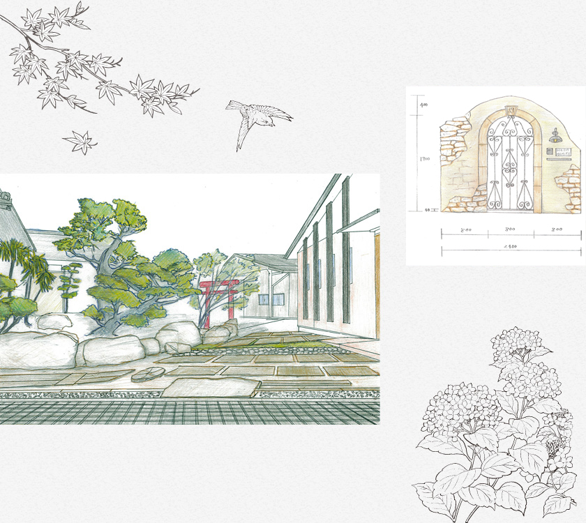 庭づくりについて