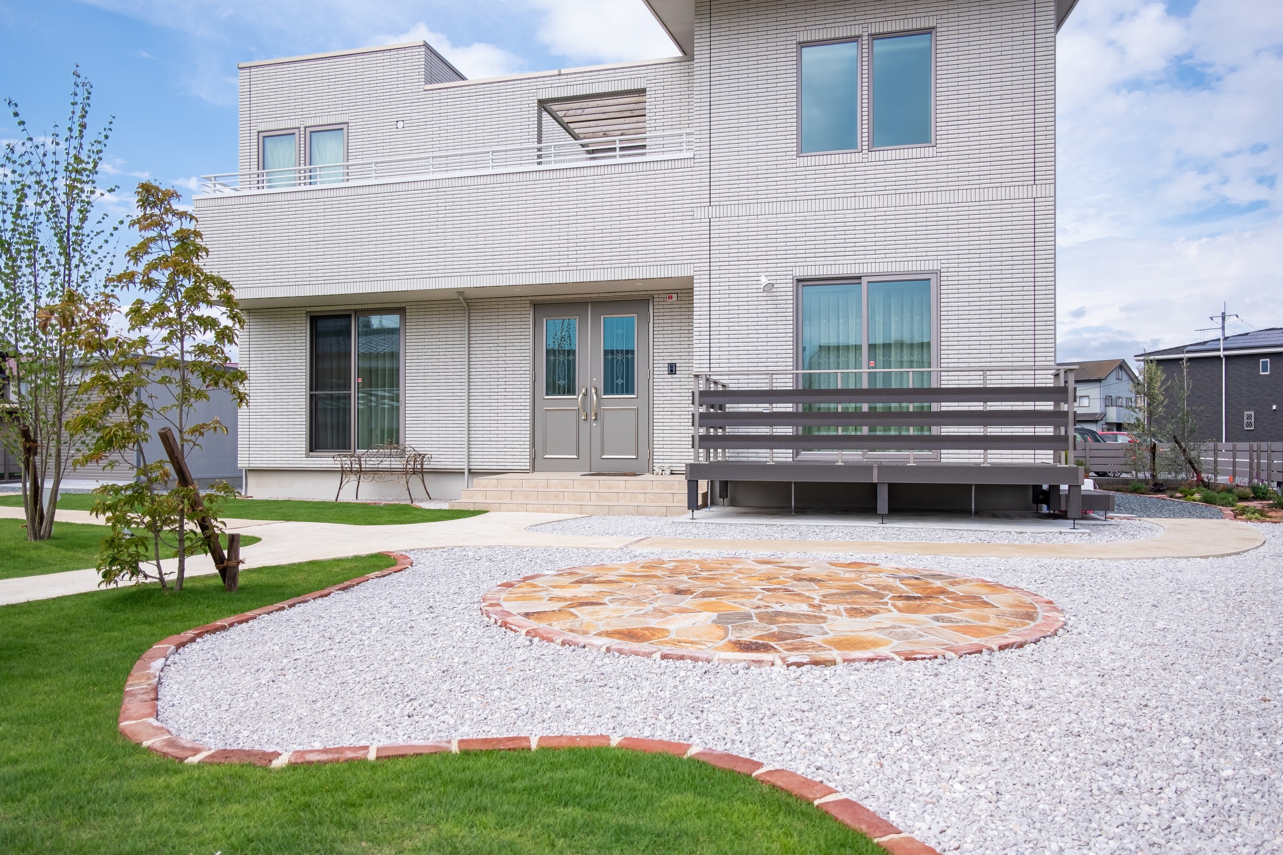 家族の心がやすらぐ、くつろぎの庭