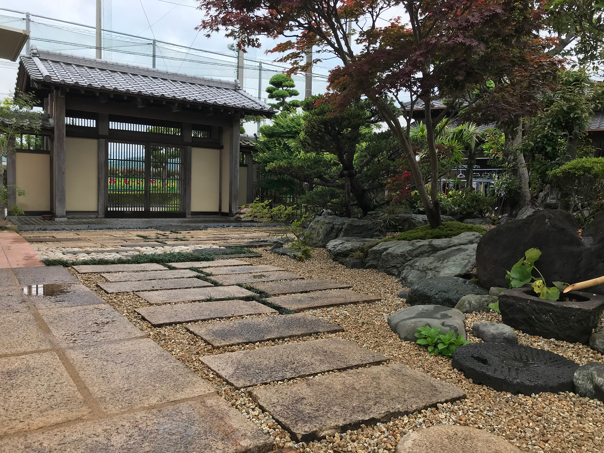 既存の和庭園をリガーデン