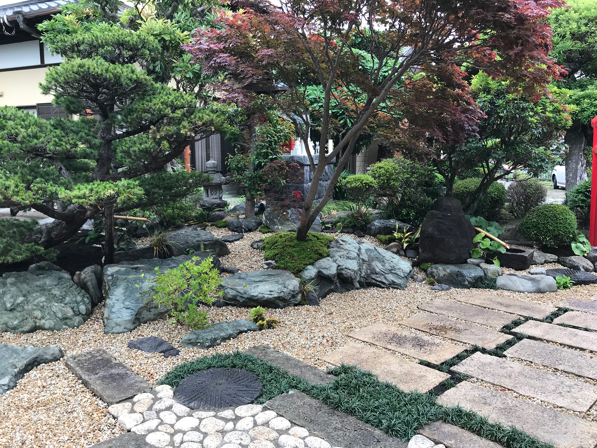 既存の和庭園をリガーデン